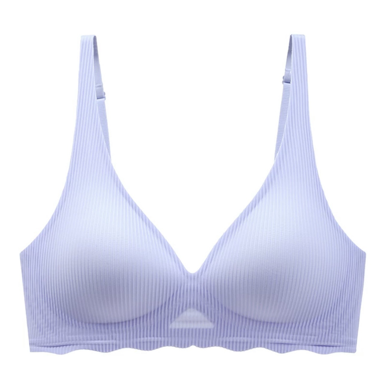 Seamless Deep V Push Up Bralette Wireless Comfort Bra for Everyday Support