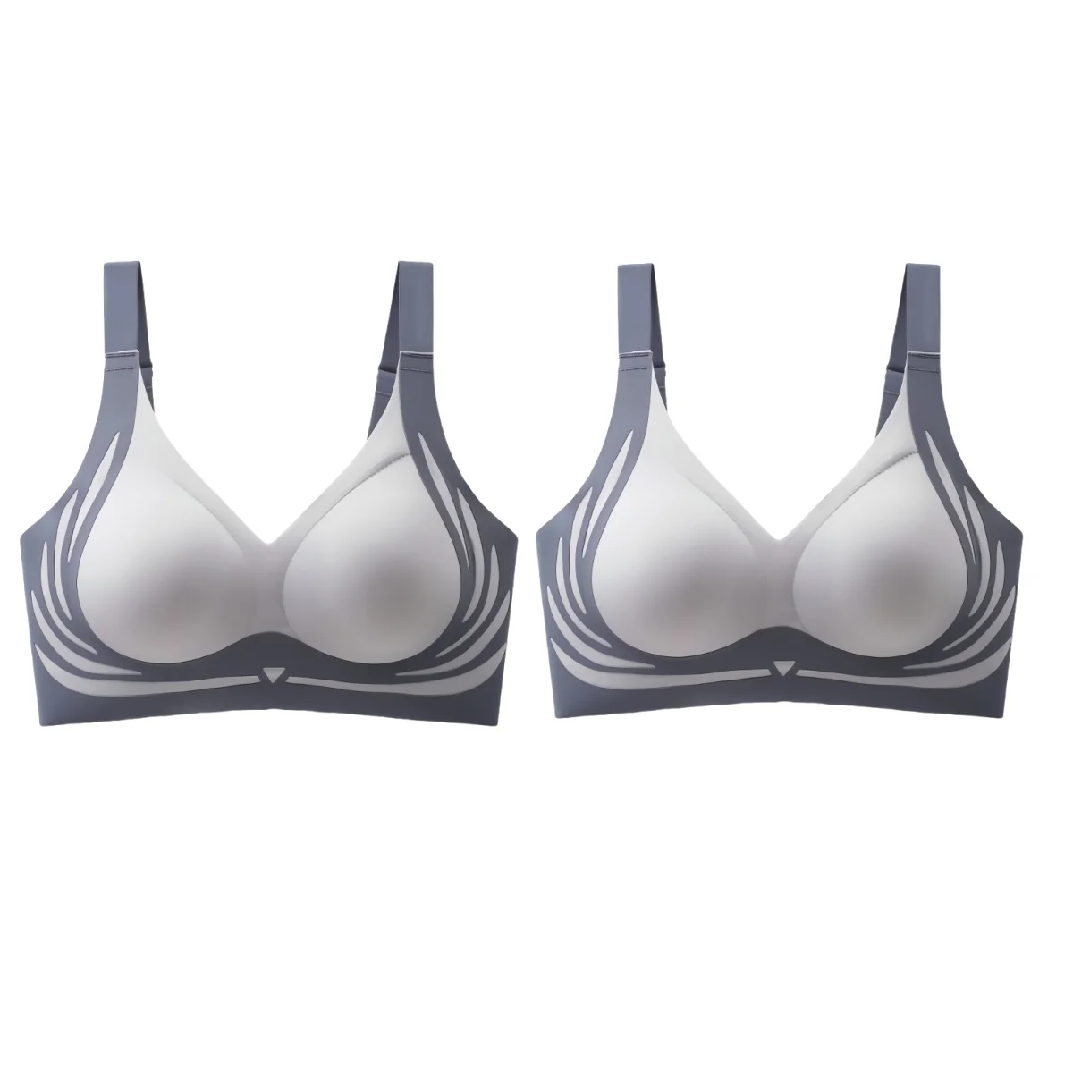 ComfortLift Wireless Push Up Bra for Women Seamless Side Support Plus Size Comfort Bra