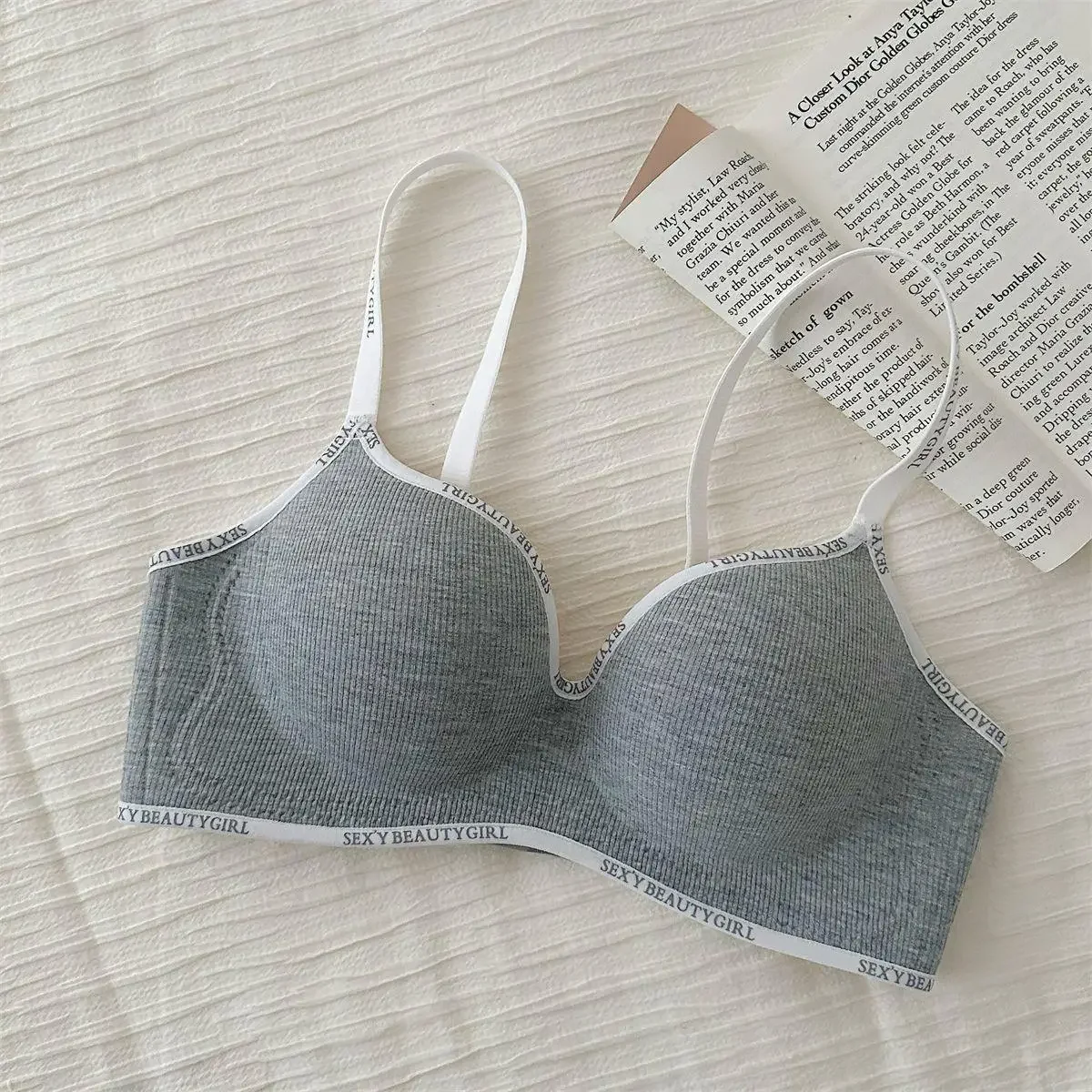 ComfortLift Wireless Push Up Bra for Small Breasts AA Cup Seamless Padded Bra