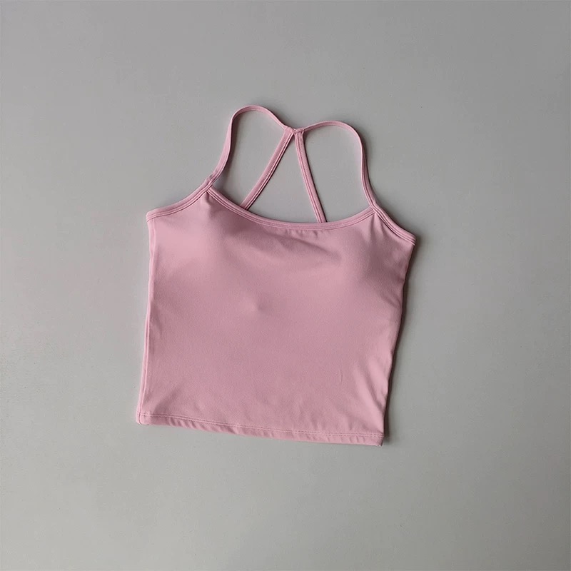 FlexFlow Built In Bra Yoga Tank Top for Women Workout Pilates Running Activewear