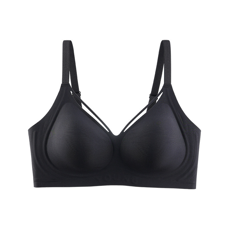 FallSweet Seamless Plus Size Wireless Push Up Bra Comfortable Invisible Bralette