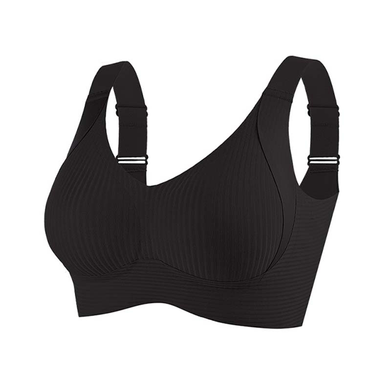 Plus Size Wireless Seamless Push Up Bralette Comfortable Breathable Support
