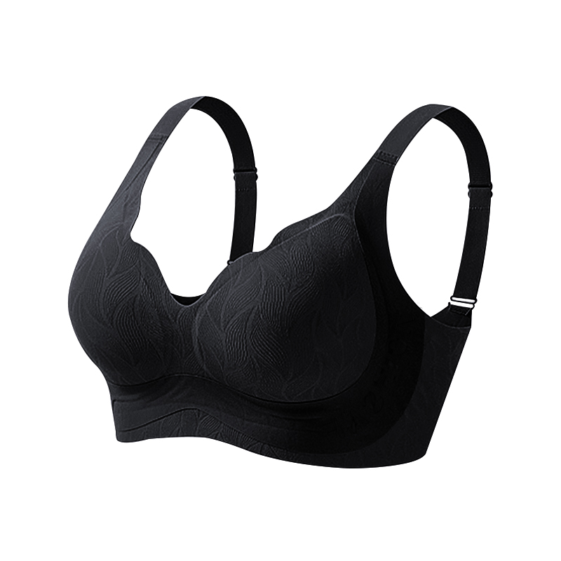 ComfortLift Plus Size Wireless Push Up Bra for Large Bust Women – Seamless Comfort Bralette