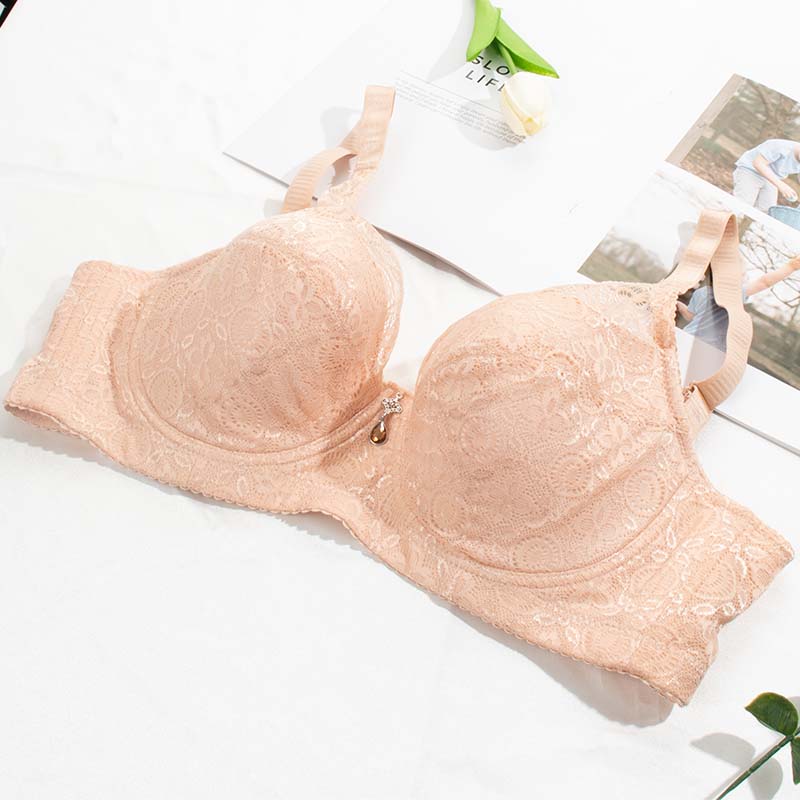 Full Figure Comfort Plus Size Pushup Bra Sexy Lace Underwire Full Coverage Support