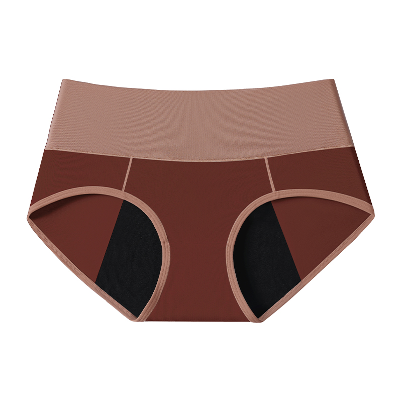 High Waist Leak Proof Period Underwear Cotton Plus Size Menstrual Panties