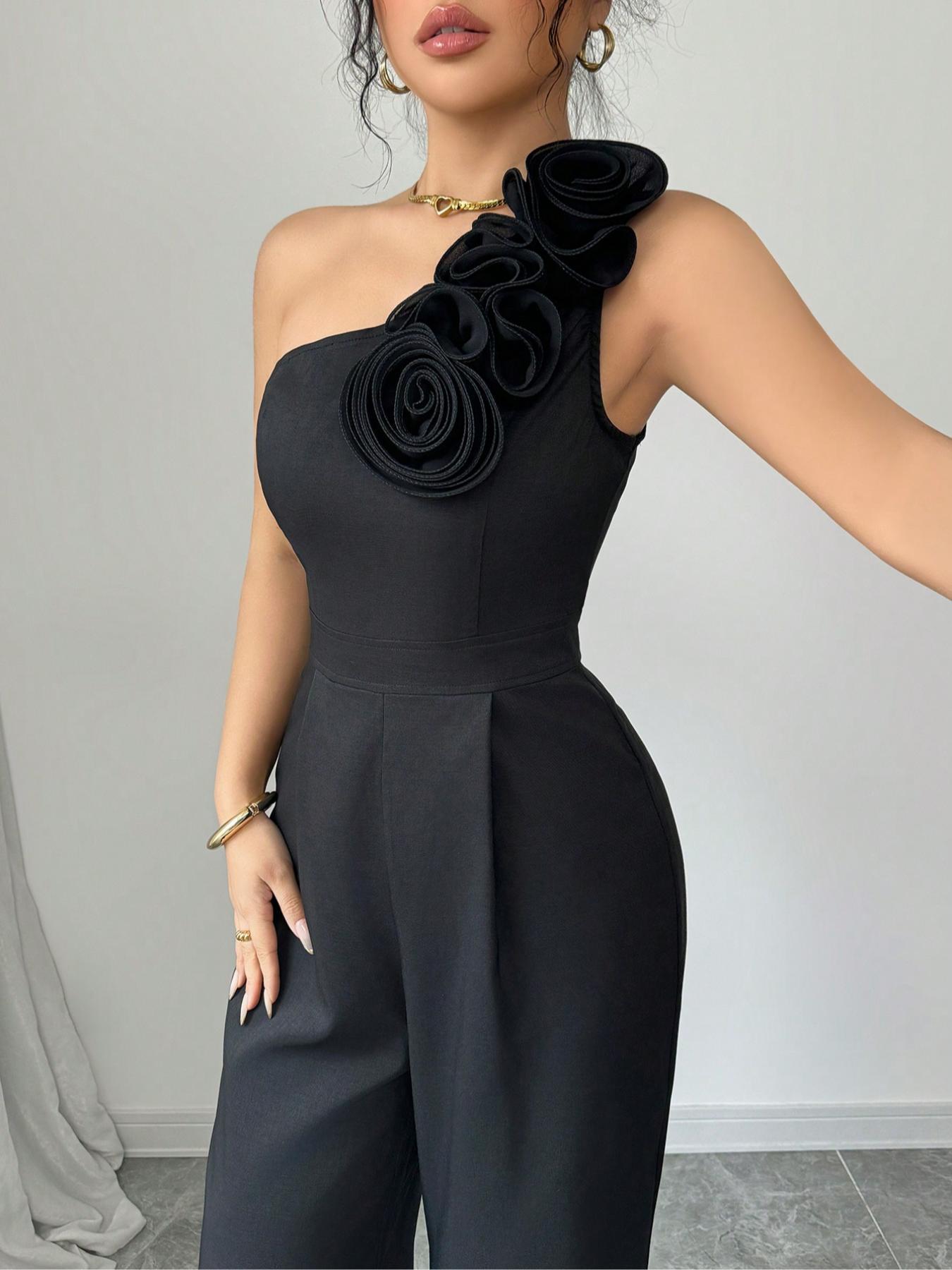 Womens Backless Bodycon Jumpsuit Ruched High Waist Party Outfit