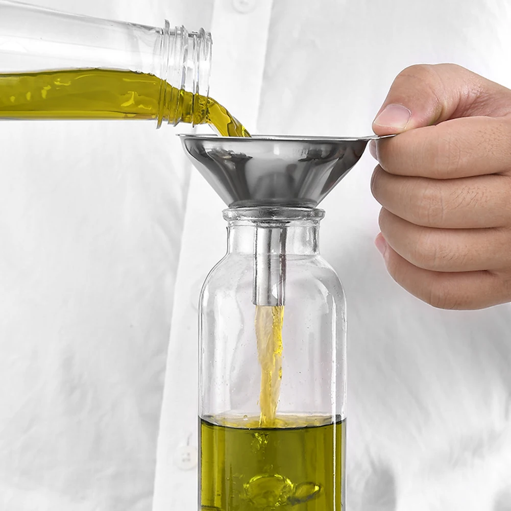 Stainless Steel Kitchen Funnels Set for Liquid and Powder | Inspire Uplift