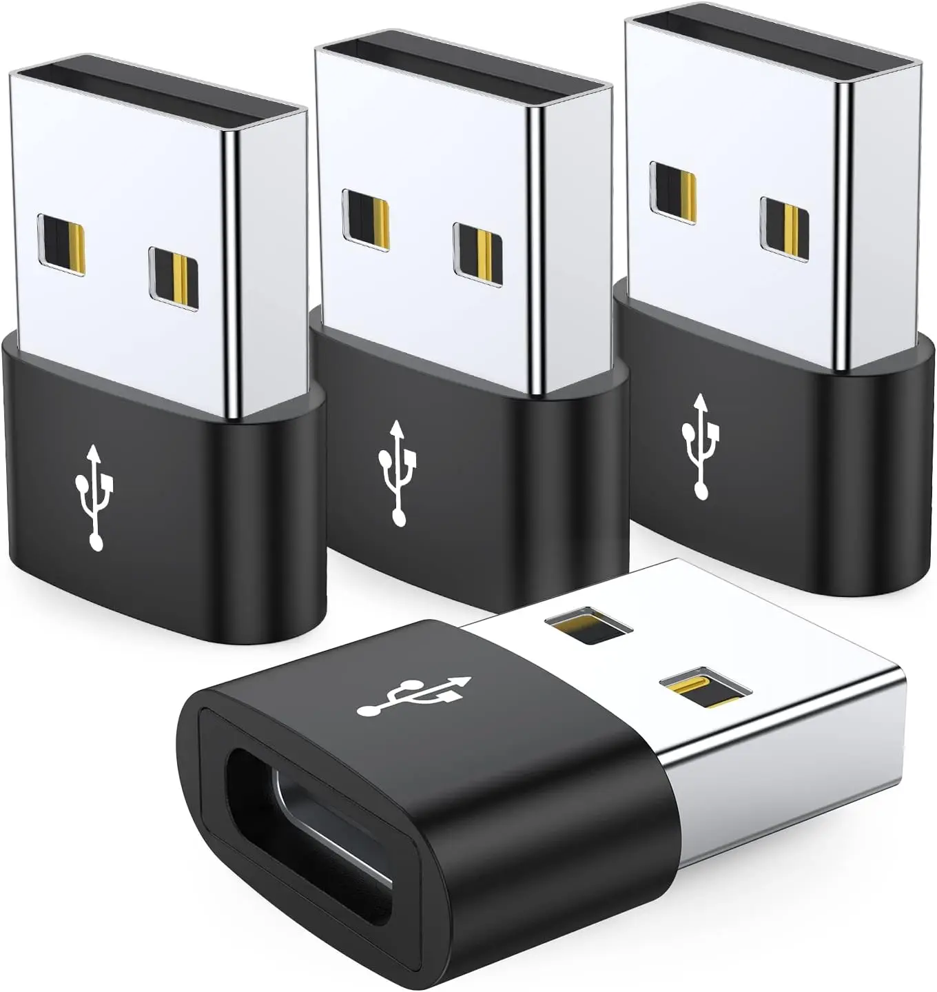 USB C Female to USB Male Adapter, Type C to USB A Charger Cable Converter