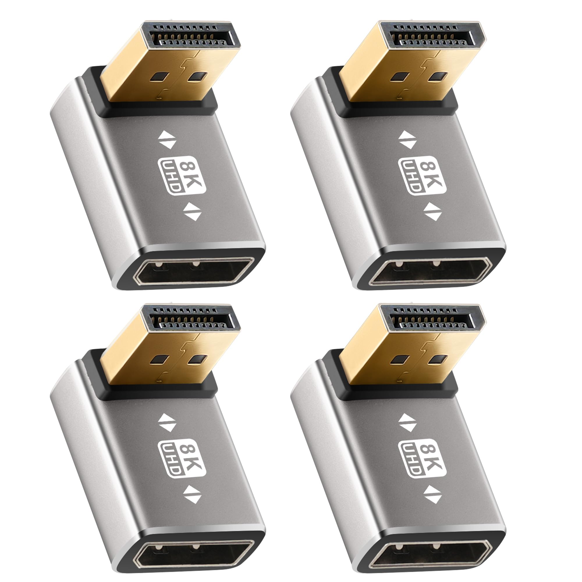 Double Deep Frame Adapter Gold Plated Vertical Bend Adaptor for DP Interface Extension | Inspire ...