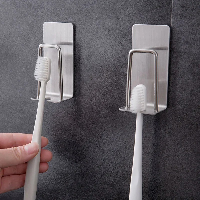 Stainless Steel Toothbrush Holder and Wall Mount Bathroom Ra | Inspire ...