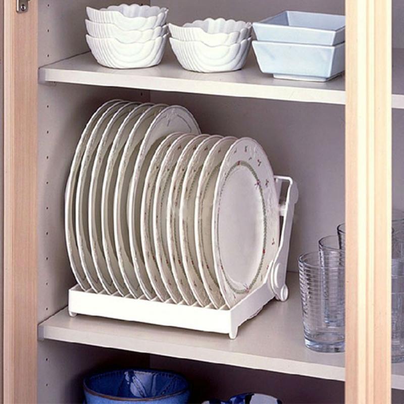Creative Dish Plate Drain Rack for Kitchen Tableware Storage | Inspire ...