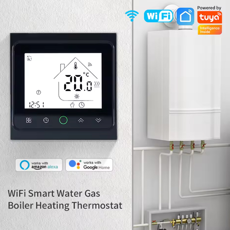 Smart Living WiFi Thermostat, Electric Floor Heating Controller for Alexa and Google Home Integration