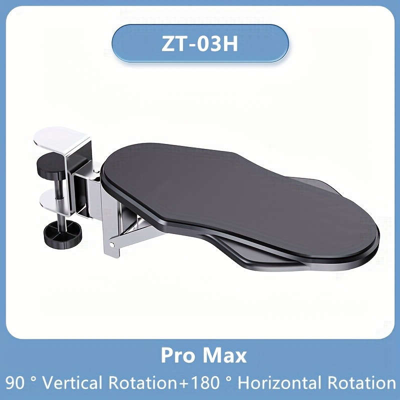 Computer Arm Support Bracket for Office Desk with Wrist Rotation