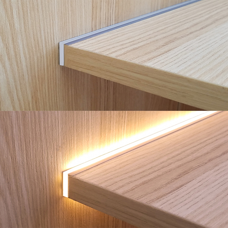 Built-in LED Strip Light for Cabinet Shelf, Back light | Inspire Uplift