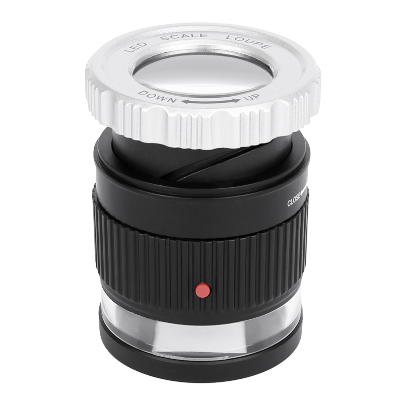 Adjustable Focal Length Magnifier, Fold able Jewellery Magnifier Glass for Circuit Boards and Coins