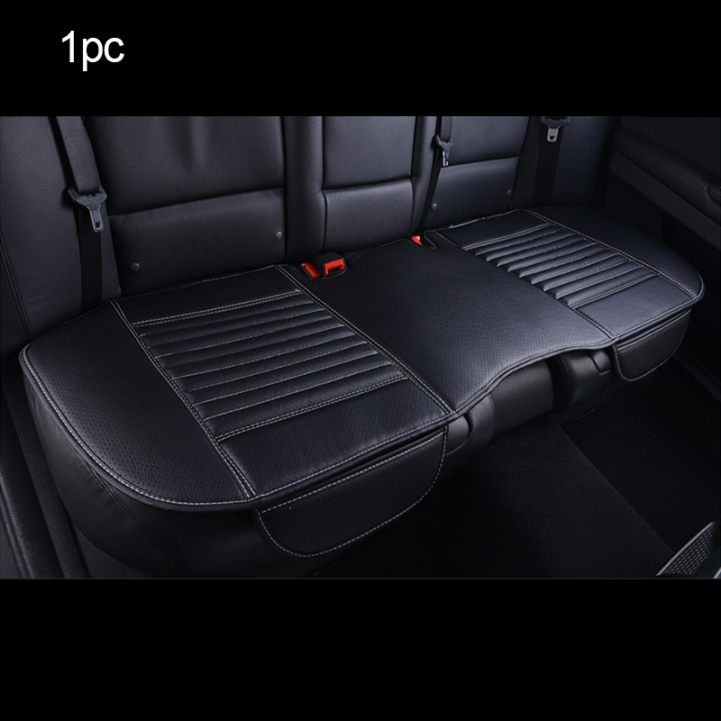 Leather Car Seat Cover, Universal Vehicle Seat Cushion, Anti-Slip Chair Protector, Waterproof, Sweat Proof Surface