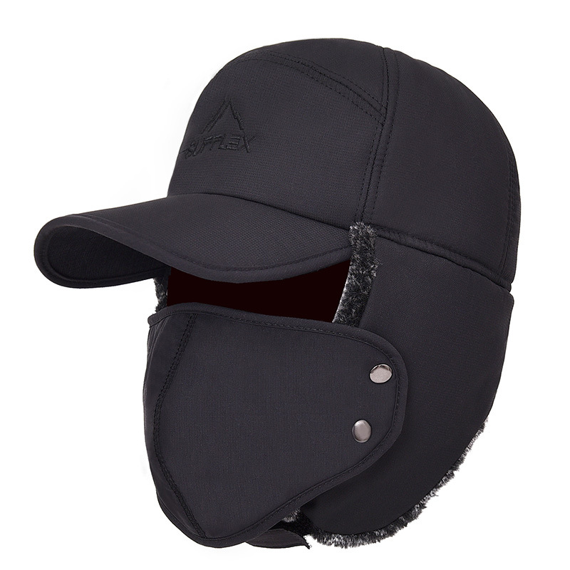Thicken Winter Warm Hat for Men, Faux Fur Bomber Hat, Ear Flap Cap for Women, Soft Thermal Bonnets for Outdoor