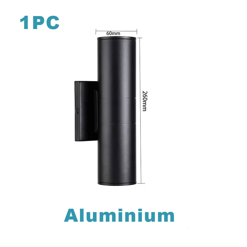 Modern Wall Lamp Bulb, Outdoor Balcony Garden Lights, Double Head LED Street Lights, Indoor Room Wall Decor Lamp