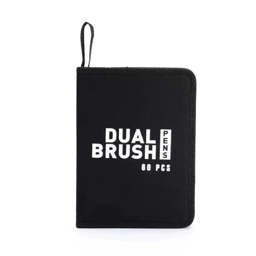 Colors Dual Tip Brush Marker Pens, Watercolour Fine Liner, Manga Art Accessories for Drawing, Art Supplies Stationery