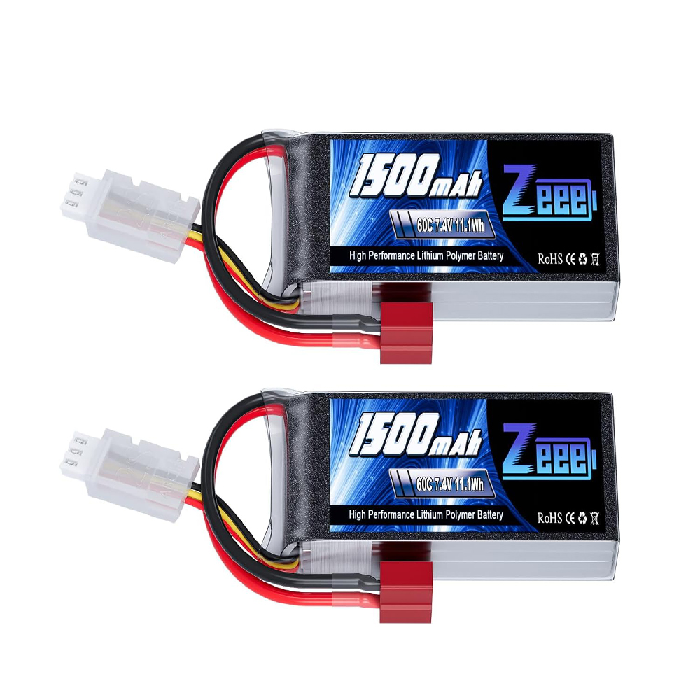 Lipo Battery with Deans Plug for FPV Drone, RC Car Racing, Boat Hobby, Specialized Lipo Model Parts