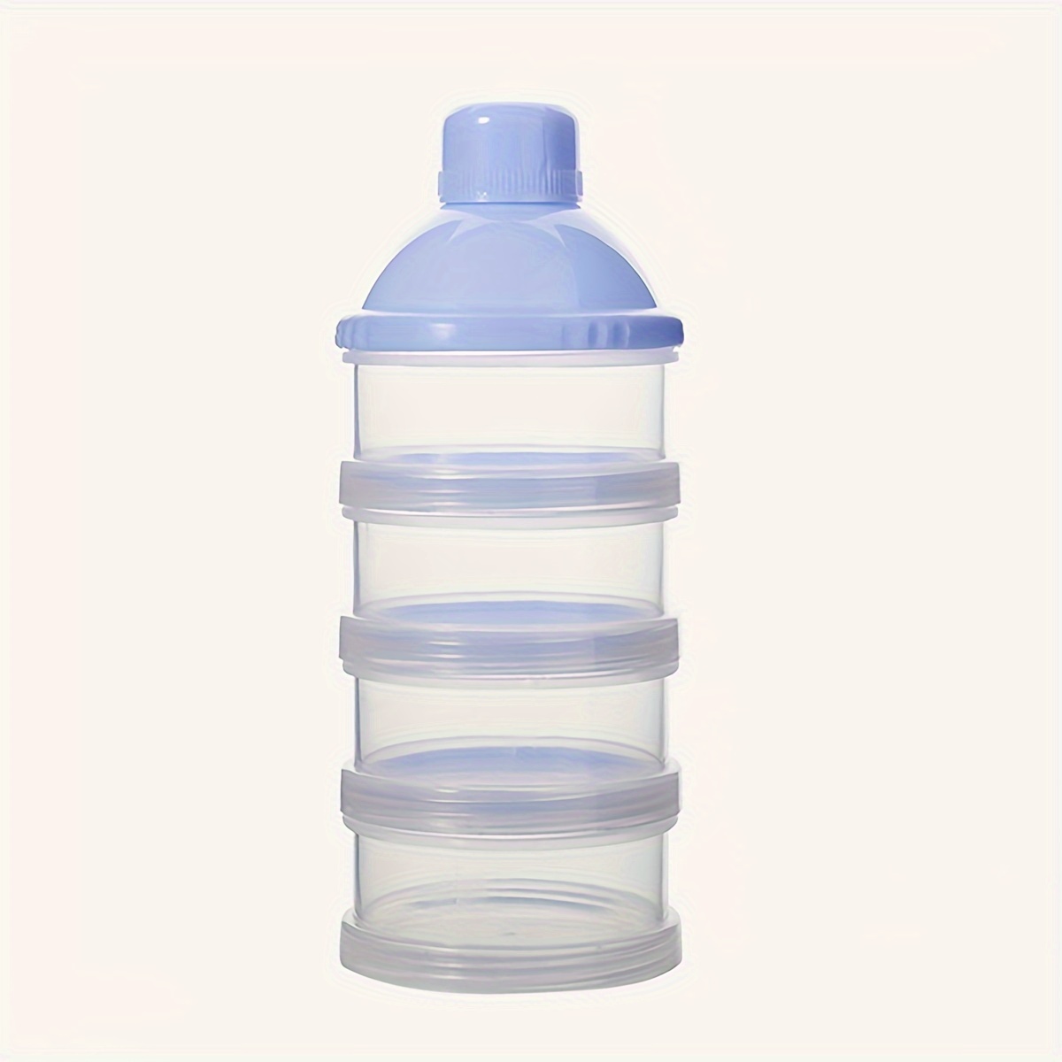 Transparent Milk Powder Container, Stackable Baby Food Storage Box, Portable Formula Dispenser for Travel and Home Use