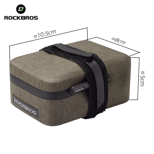 Bike Saddle Bag Waterproof, MTB Road Bike Bag, Portable Mini Tail Bag, Lightweight Design for Easy Storage and Ride