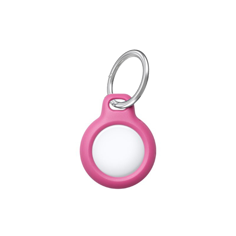 For Air Tags Tracking Device Cover, Anti-Loss Dog Tracker Locator, Liquid Silicone Key chain For Apple Air Tag Case,