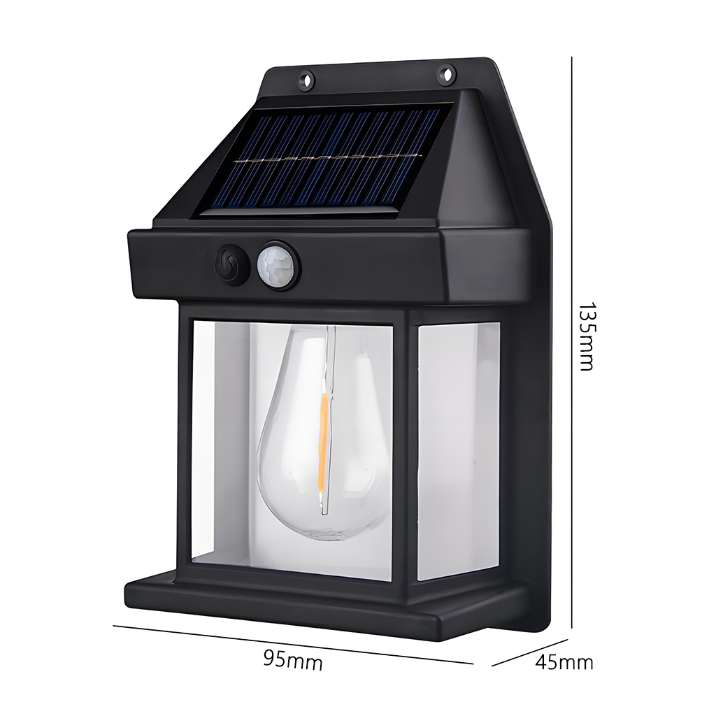 Solar Powered Wall Light, Outdoor Waterproof, House-shaped Creative, Motion-activated Lighting for Pathway, Garden
