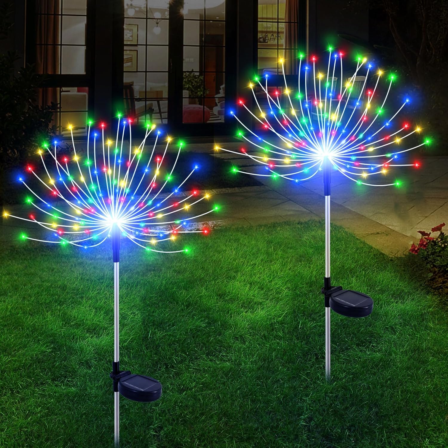 Solar Powered String Lamp Tree for Outdoor, Waterproof LED Bulb, DIY Patio Garden Decoration Lights