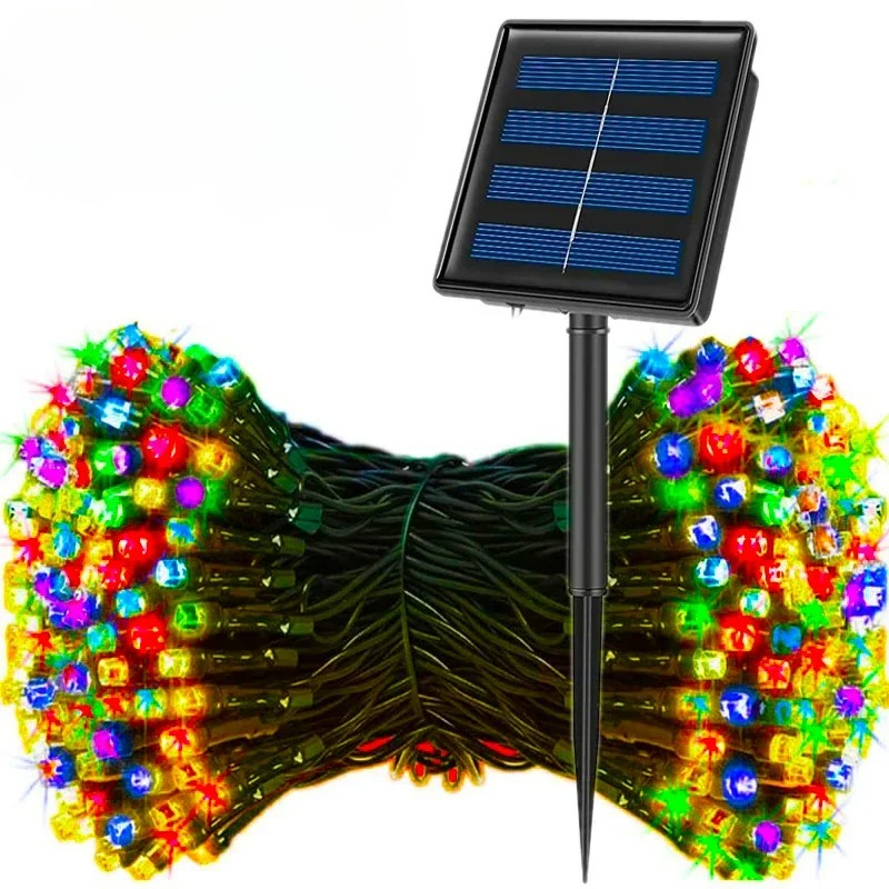 LED Solar String Lights, Solar Powered Xmas Outdoor Lights, Waterproof Starry Christmas Fairy Light for Party, Festival