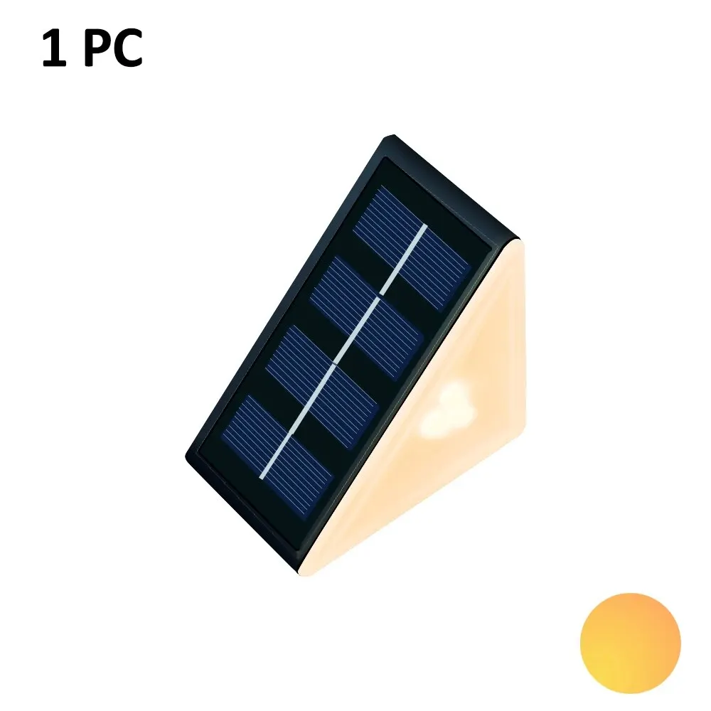Outdoor LED Solar Step Lights, Waterproof, Auto On, for Yard, Garden Patio, Driveway, Fence, Porch, Post, Outside Stair
