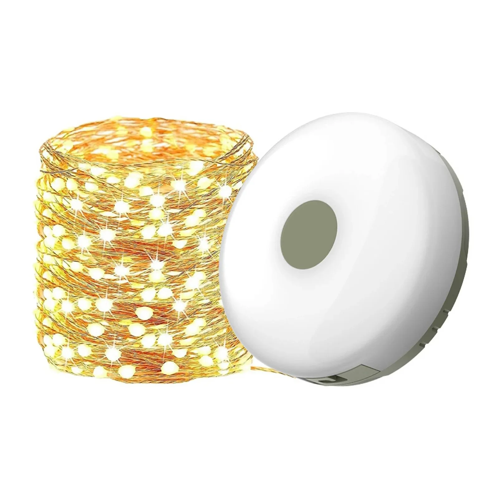 Camping String Lights, Outdoor Waterproof, Portable Stowable String Light, USB Camping Lights with Lighting Modes