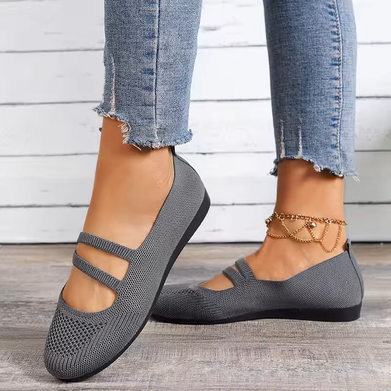Donna - Knit Slip-On Flats