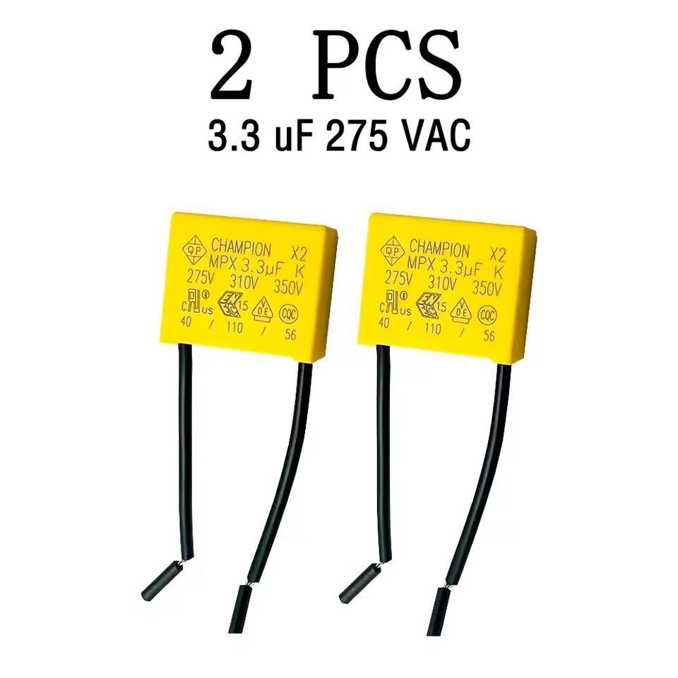 3.3UF 275VAC Safety Capacitor for Anti Light Flash and Smart Touch Switches