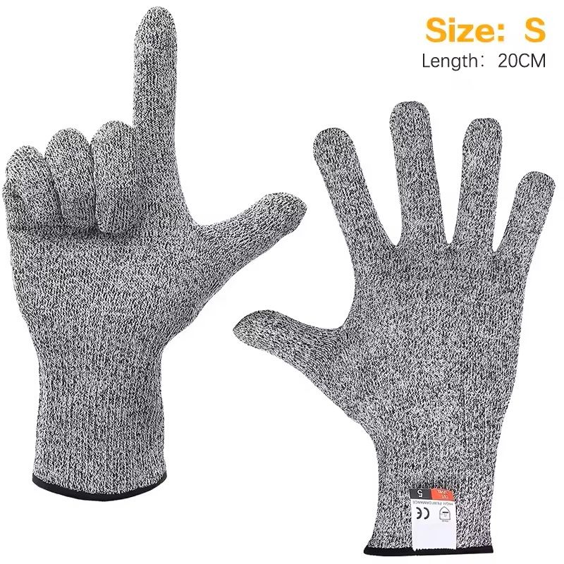 Level 5 Cut Resistant Gloves for Kitchen Glass and Industrial Safety Use