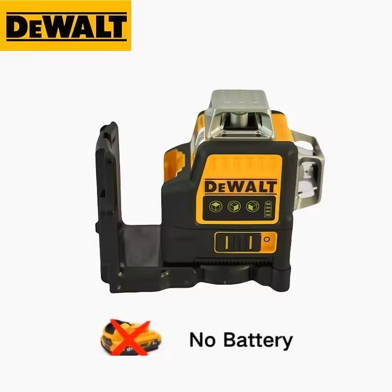 360 Degree Green Laser Level Tool with Digital Display and Mounting Kit