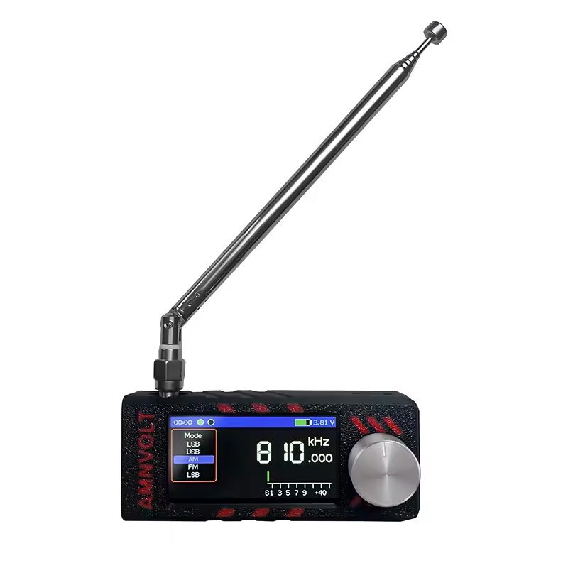 Mini Full Band DSP Radio Receiver with IPS Display and LSB USB Tuning