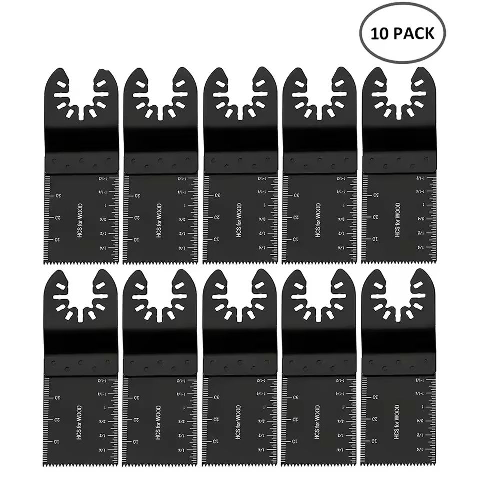Oscillating Saw Blade Multi Tool Cutter Set for Fast Cutting in Wood and Metal Available in 60 100 or 120 Piece Packs