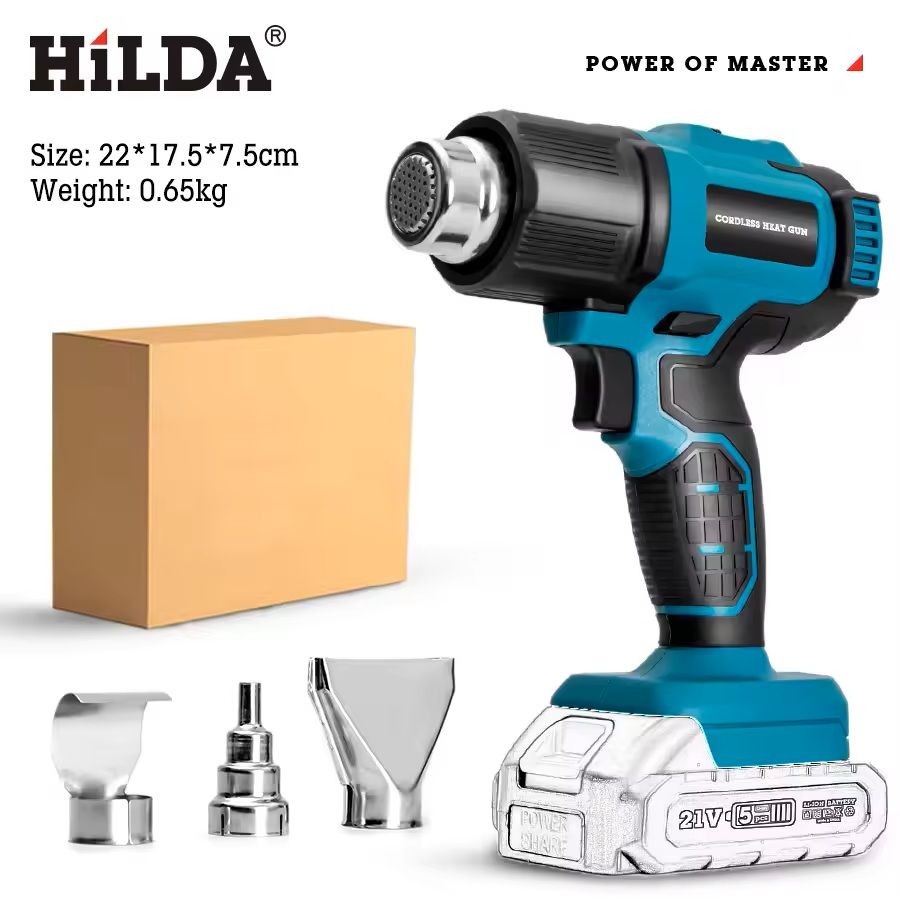 Cordless Handheld Heat Gun for Makita Battery with Nozzles