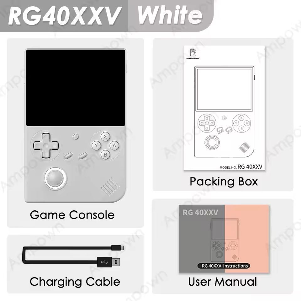 Retro Handheld Gaming Console with Joystick and RGB Lighting 4 Inch Screen