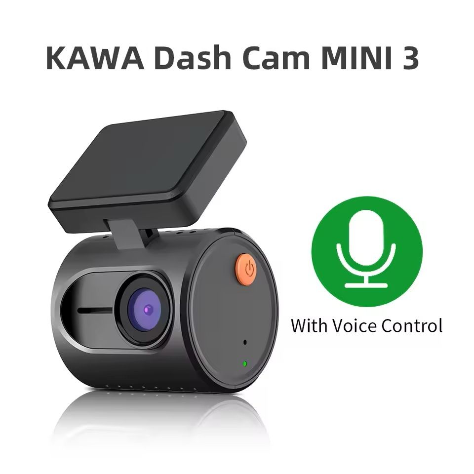 2K Smart Dash Cam with WiFi, Night Vision, and App Monitoring