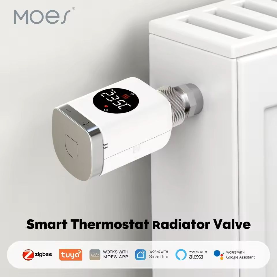 Accessible Radiator Controls Smart Thermostatic Radiator Valve Programmable WiFi ZigBee T | Inspire ...