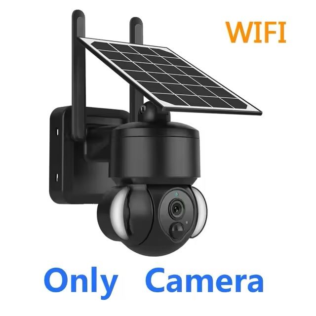 Outdoor Solar Powered Security Camera with Night Vision and Storage Options