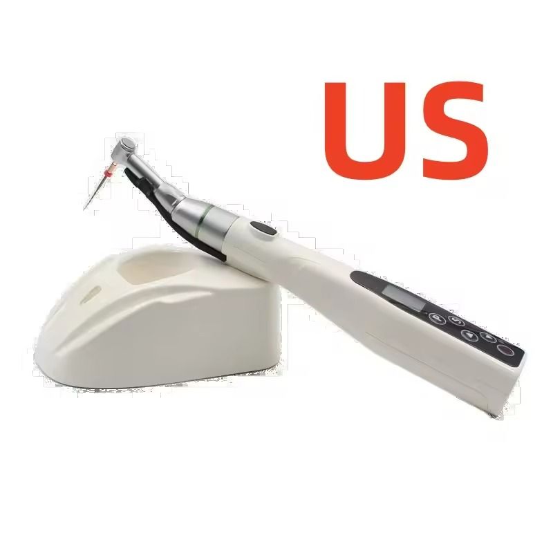 Cordless LED Dental Endo Motor with 16 to 1 Contra Angle Low Speed Handpiece