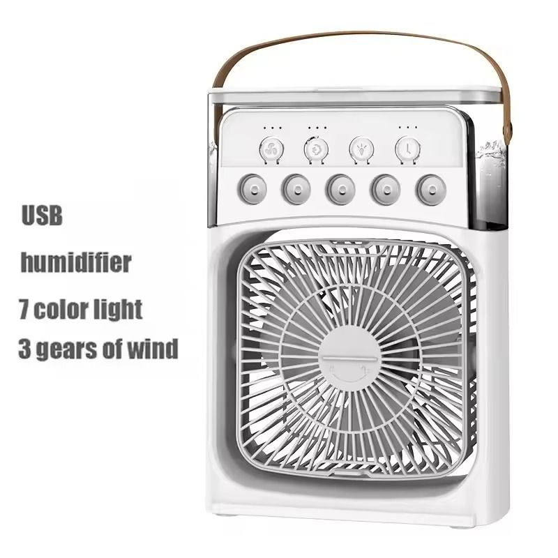 3 in 1 Portable Air Cooler Fan with Humidifier and LED Night Light