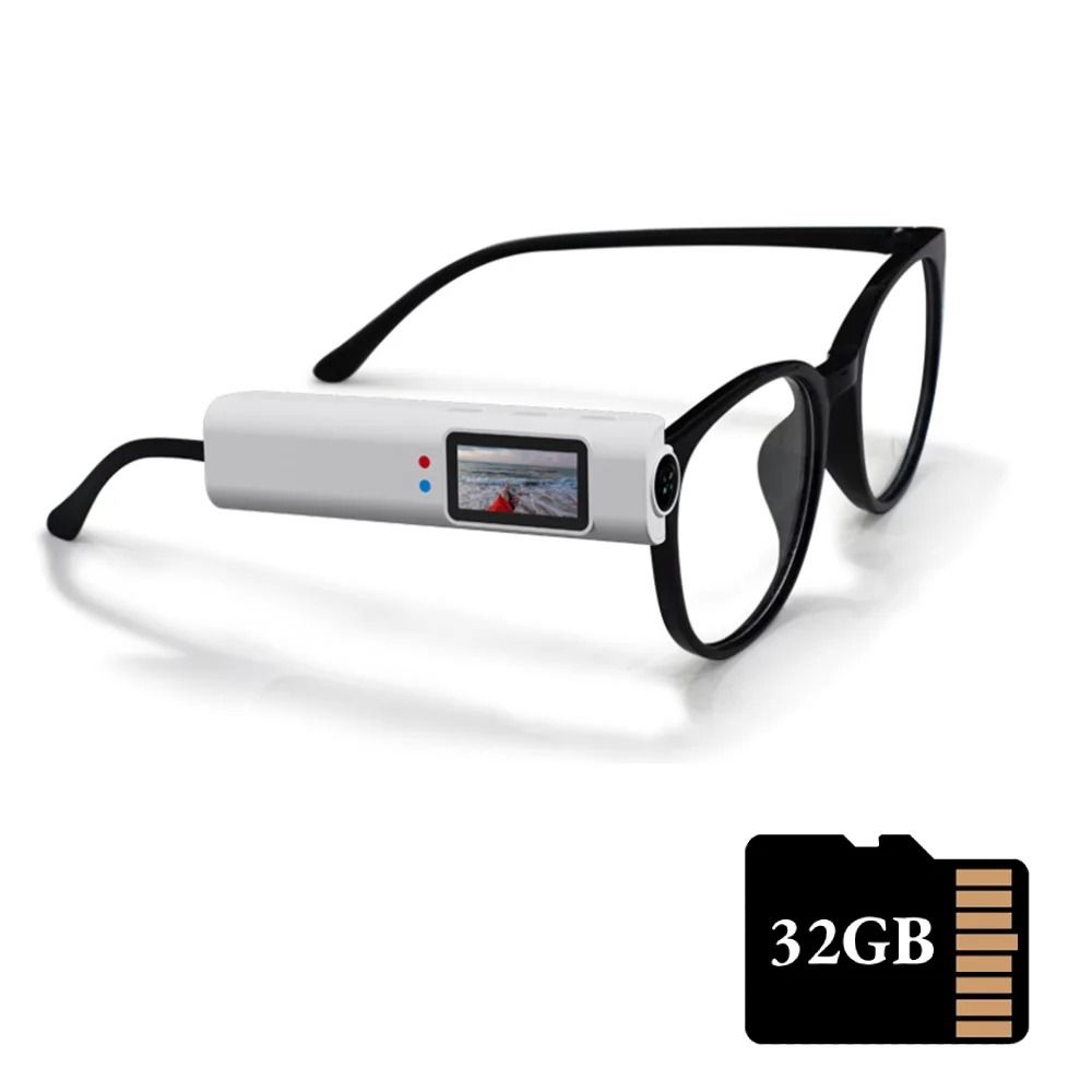 ウェアラブル カメラ Eyewear 1920x1080 2.7K HD Smart Camera Glasses with WiFi App Control and Audio