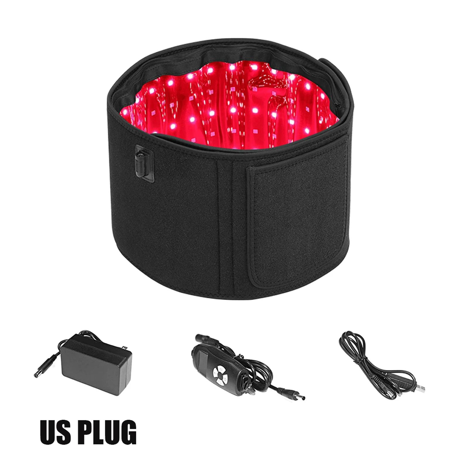 Red and Infrared Light Therapy Belt for Fat Burning and Pain Relief