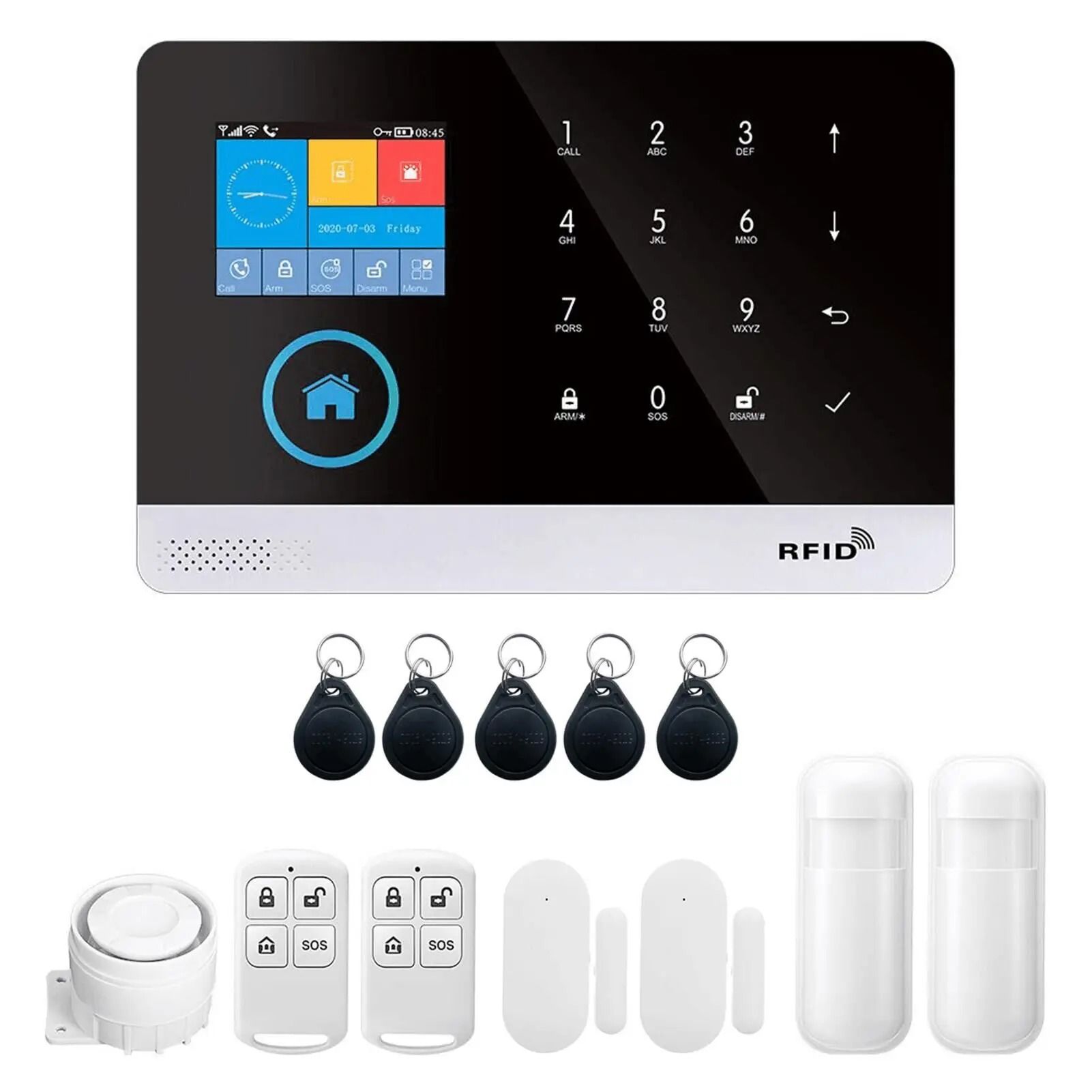 Uplift Control System Wireless Alarm System with GSM Dialing and WiFi App Control | Inspire ...