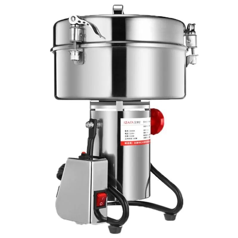 4500W Commercial Grain Grinder for Spices Herbs and Medicinal Powders