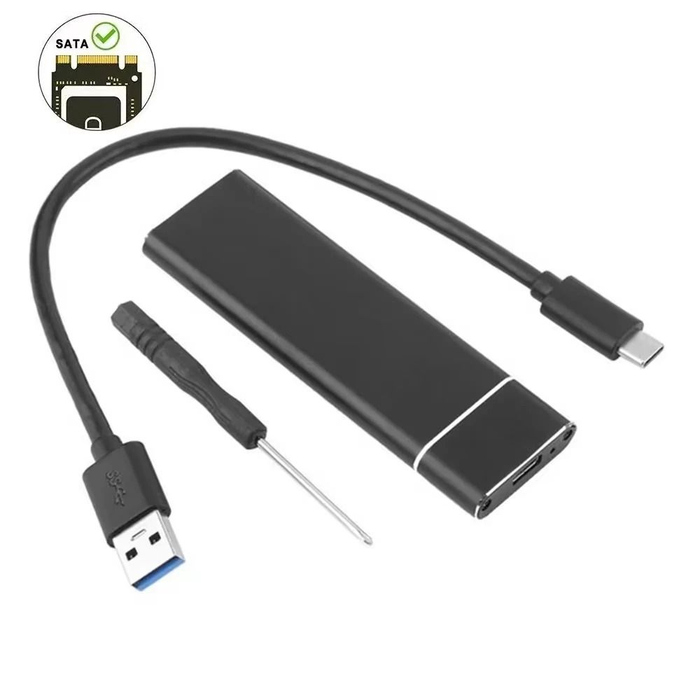 M2 SSD Case NVMe SATA Enclosure Adapter USB C External Drive Housing